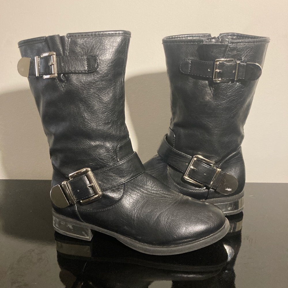 Faux Leather boots